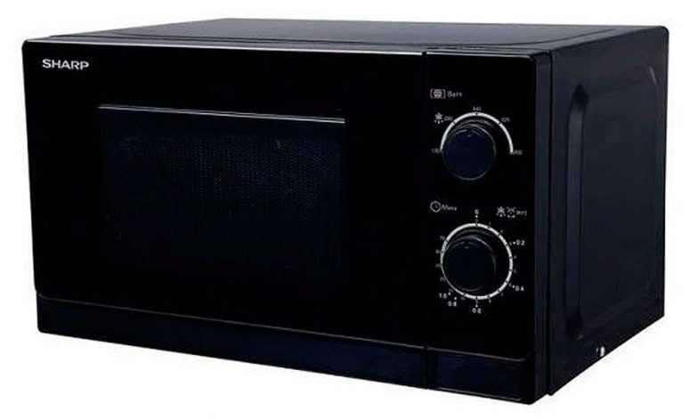 R2000RK Микроволновая печь / 20 л, 800 вт, эмаль, черный Sharp Santreyd 