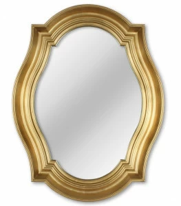 Зеркало настенное овальное золото Casablanca Gold ART-ZERKALO ДИЗАЙНЕРСКИЕ, ЗЕРКАЛЬНАЯ 00-3948375 Зеркальный;золото