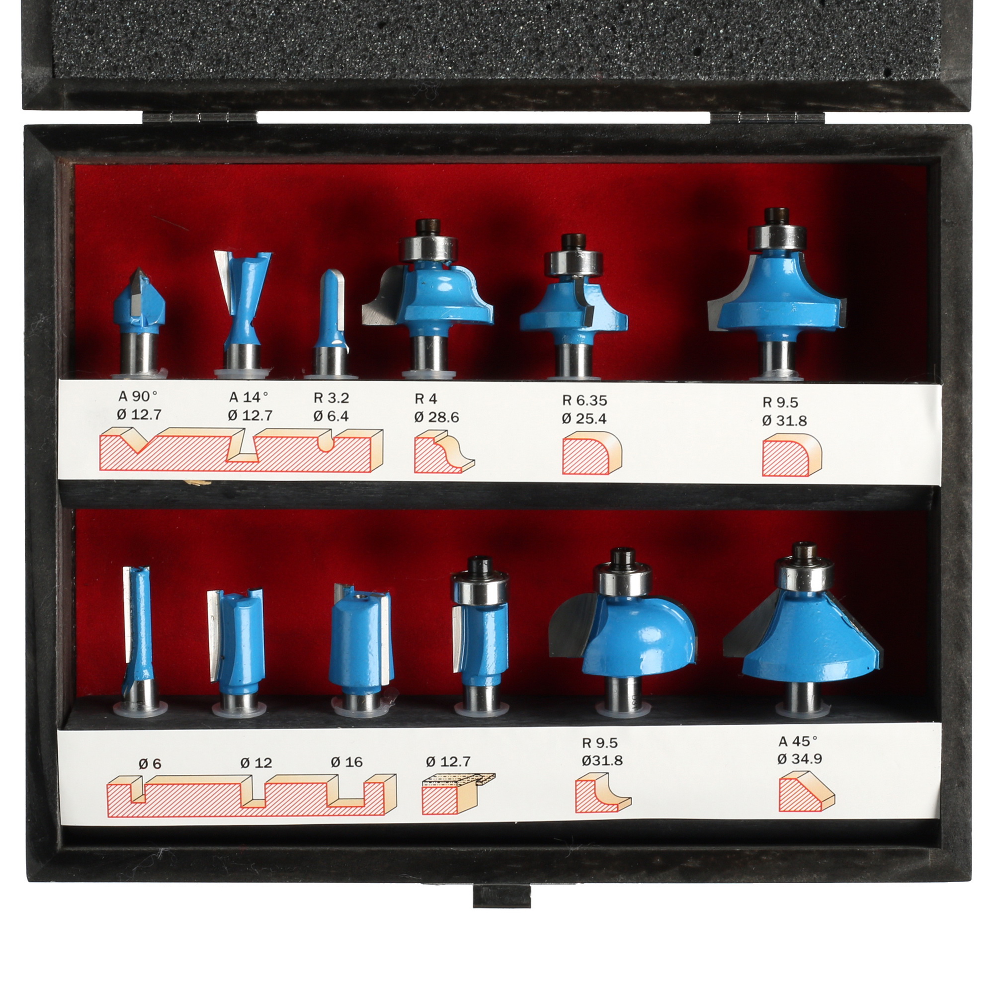 Набор фрез ЗУБР 28796-H12 12 шт 9012569 STDN-0013757 - Вид №1