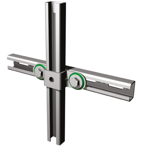 6584151 Монтажные профиля BIS RapidRail® Седельные соединители для создания конструкций из профиля RapidRail WALRAVEN  - Вид №2