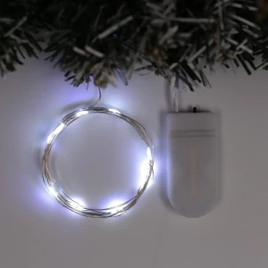 90641831 Электрогирлянда комнатная Luazon lighting 5198289 роса 1 м 10 ламп бесцветный 1 режим работы STLM-0965110