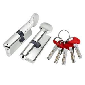 91059116 Цилиндр замка Fuaro D-PRO5002-8 Knob 110 (50+10+50) CP хром 5+1Key STLM-1483033