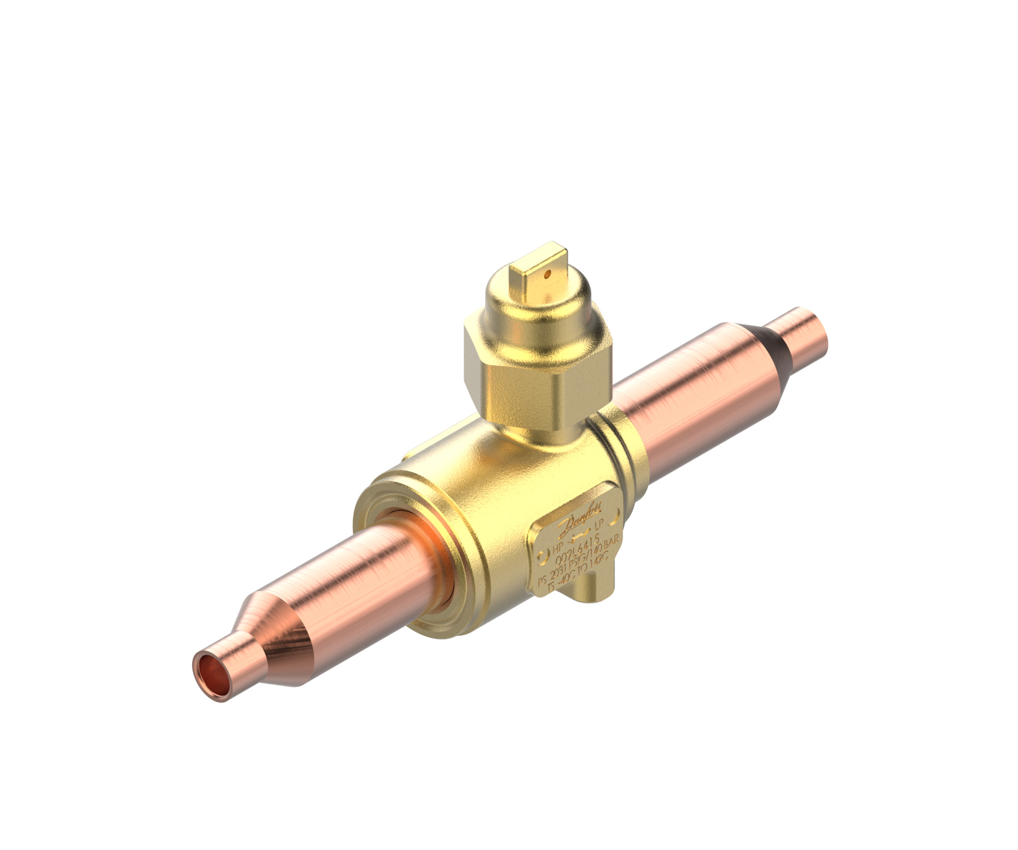 Danfoss GBCT — Запорные шаровые краны для CO2 140 бар GBCT 22s Кран шаровый 009L6420  - Вид №4