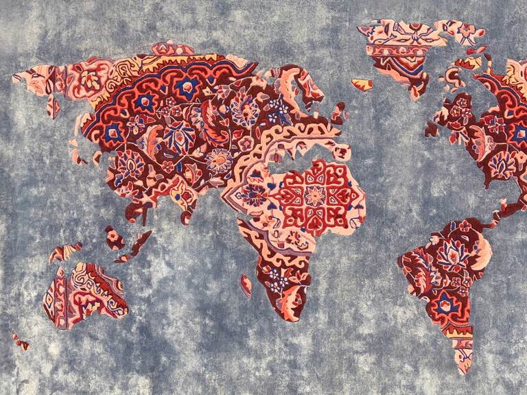 Коврик из вискозы CAPPELLINI MONDO ARCH-00087674 - Вид №1