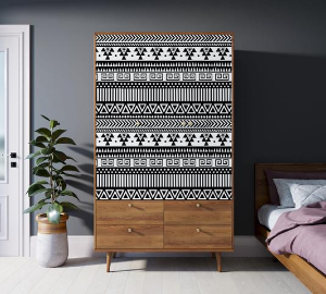 BB02/Print_19 Шкаф трехстворчатый принт 19 LAB interior Berber