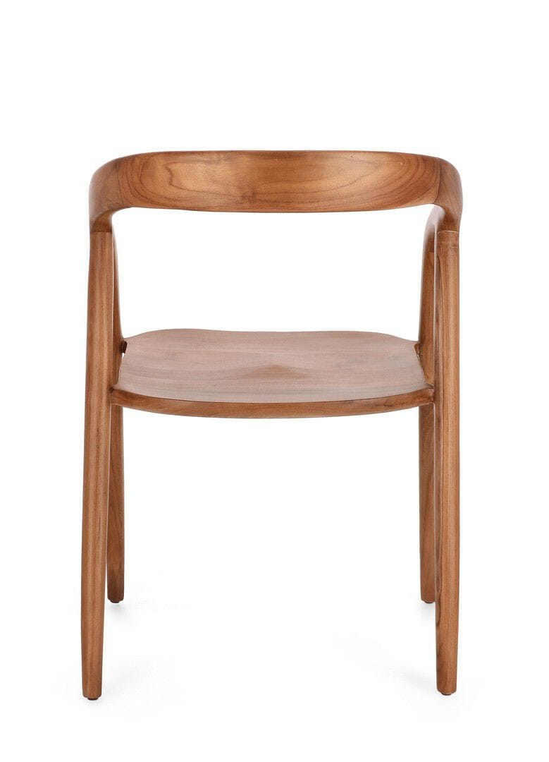 Стул из тикового дерева с подлокотниками BIZZOTTO DOTTY ARCH-00078735 - Вид №5