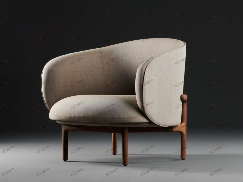 Artisan Кресло из ткани с подлокотниками Mela Ltme1r1xxyy 