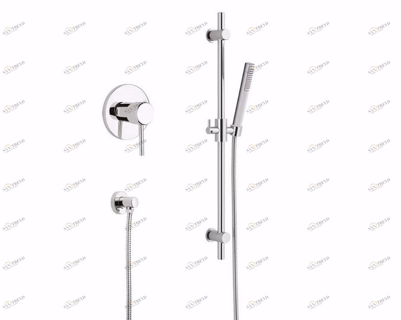 Rubinetteria Giulini Смеситель для душа, однорычажный, с ручным душем Futuro F6515ws