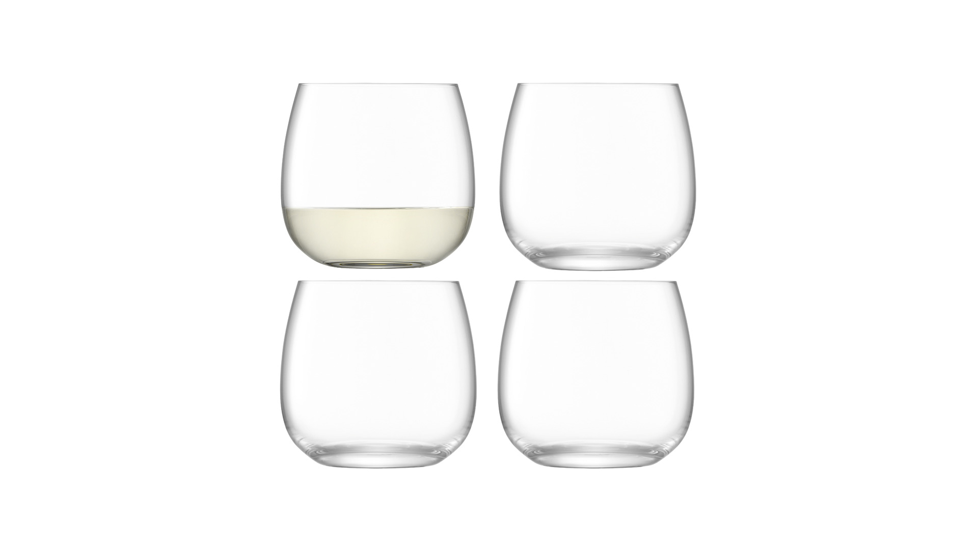 10656229 LSA International Набор стаканов LSA International, "Borough", 370мл, 4шт. Стекло  - Вид №1