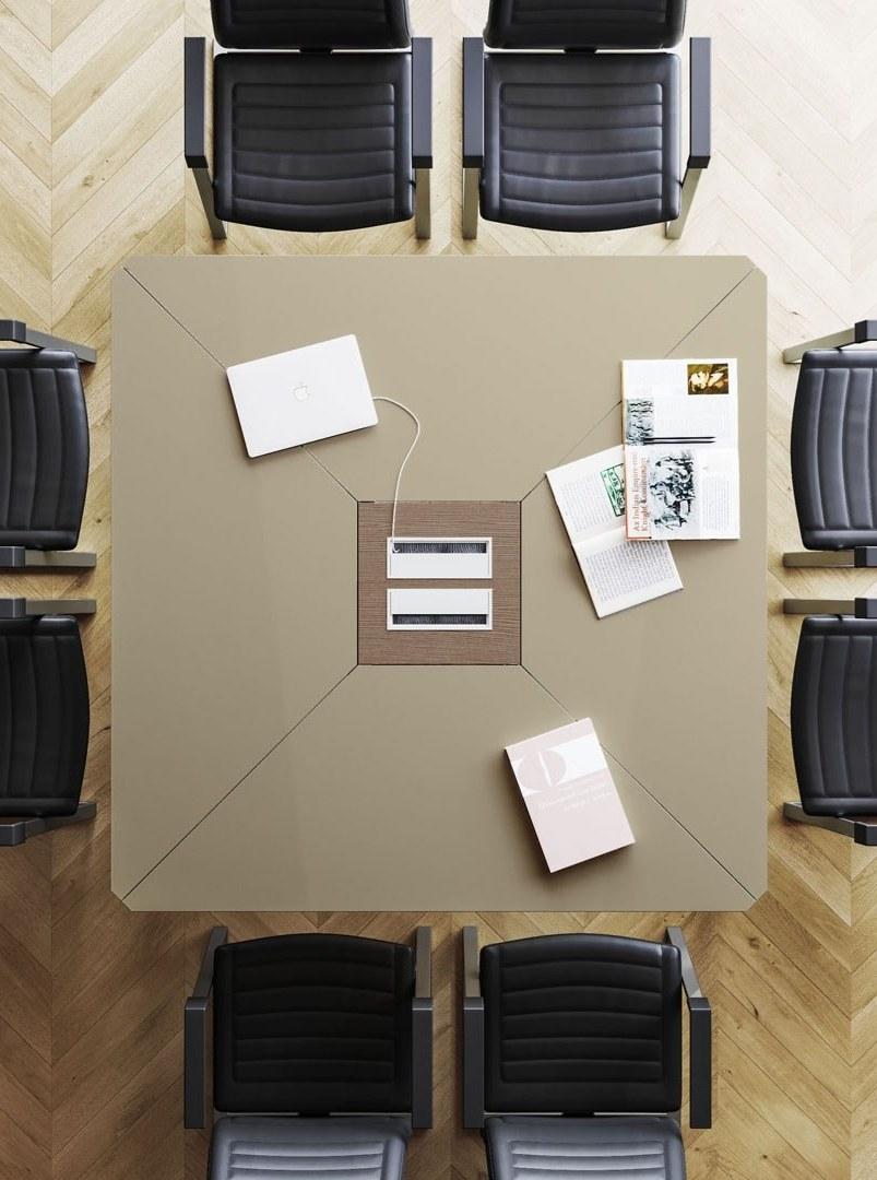 Las Mobili Квадратный стол для переговоров I-meet sun-id-1429259 - Вид №1