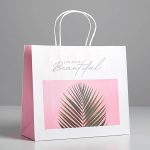 90366561 Пакет крафтовый You are so beautiful 26х30х11.5 см STLM-0202285 SIMALAND