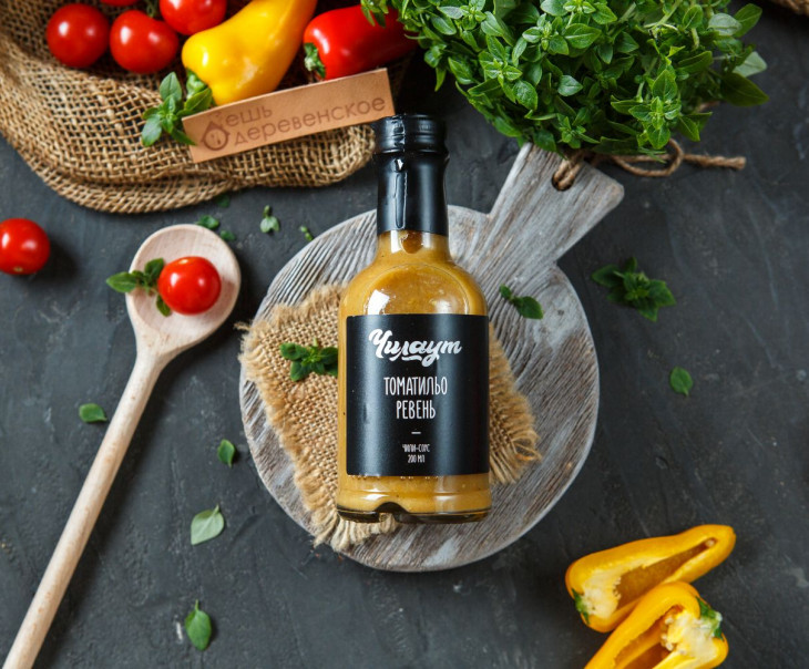 5861 Томатильо-Ревень Чили-соус Вкусляндия 