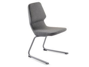 Мягкий тканевый консольный стул