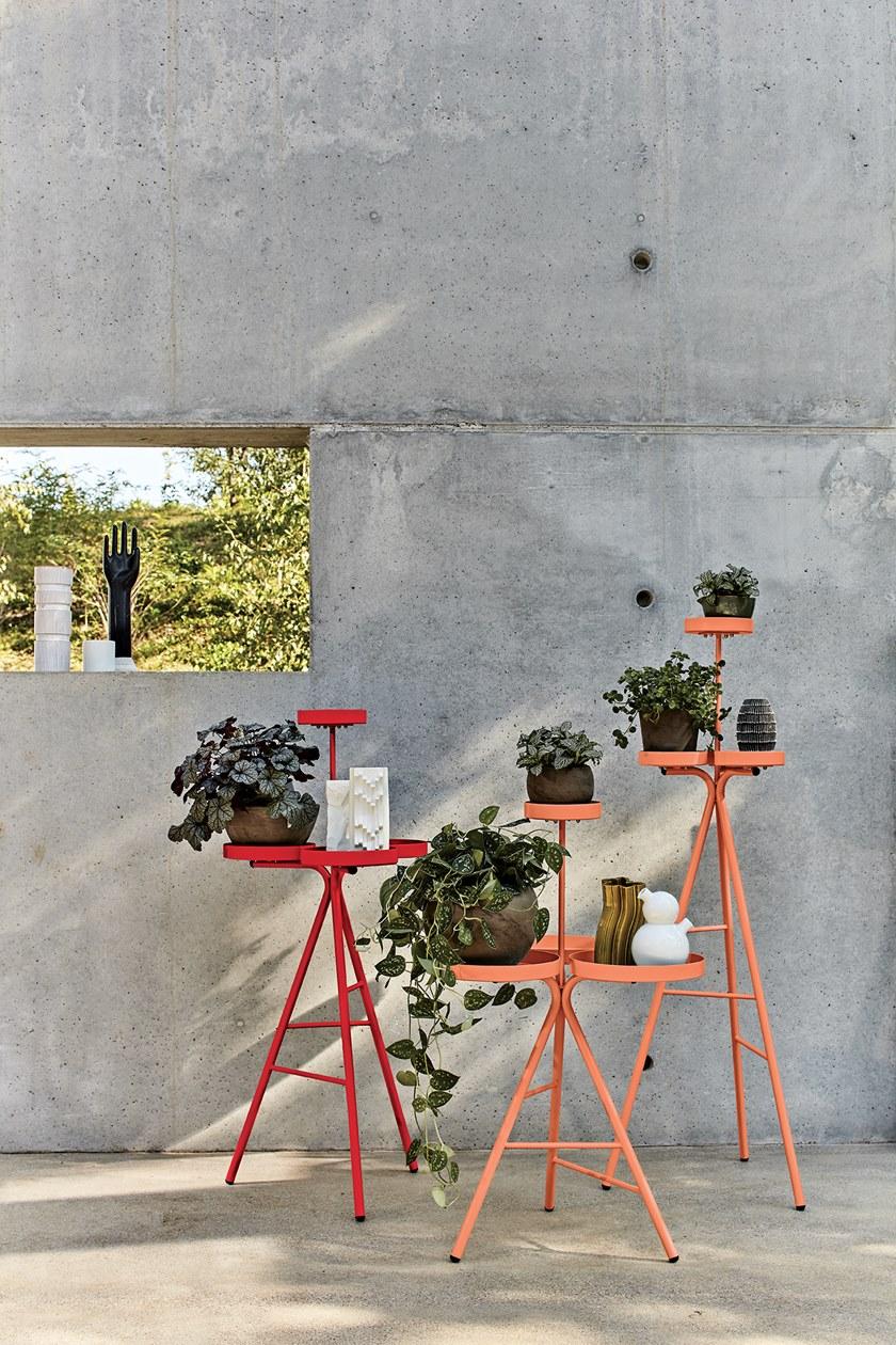 CaStil Круглый металлический горшок для цветов Symple Symple pv - Вид №2