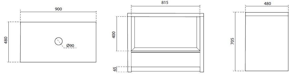 Horganica Мебель для умывальника из массива дерева sun-id-1488212 - Вид №10