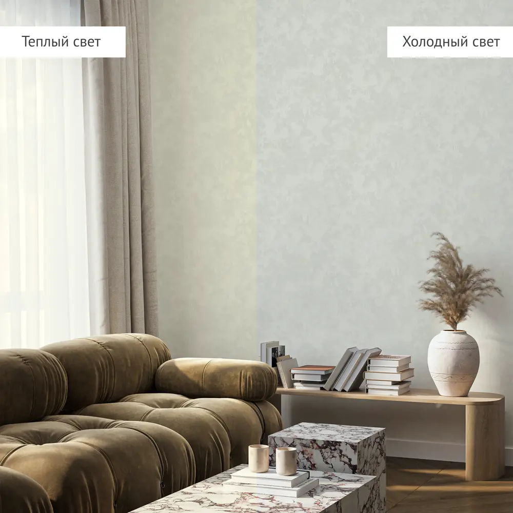 Wall Decor Рокси: Флизелиновые обои белые с текстурой горячего тиснения 89417507 STLM-1564442 - Вид №4