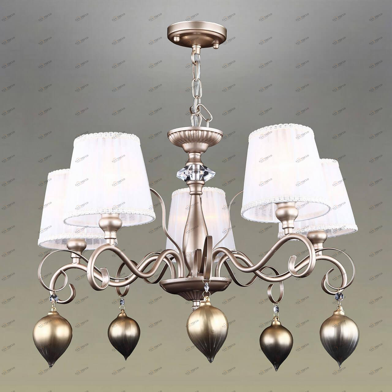 Подвесная люстра Omnilux Stigliano OML-64003-05 OMNILUX STIGLIANO 220465 Белый 