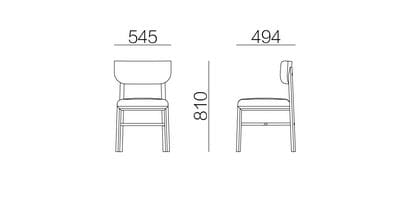 Деревянный мягкий стул HC28 maison KAT ARCH-00125437 - Вид №2