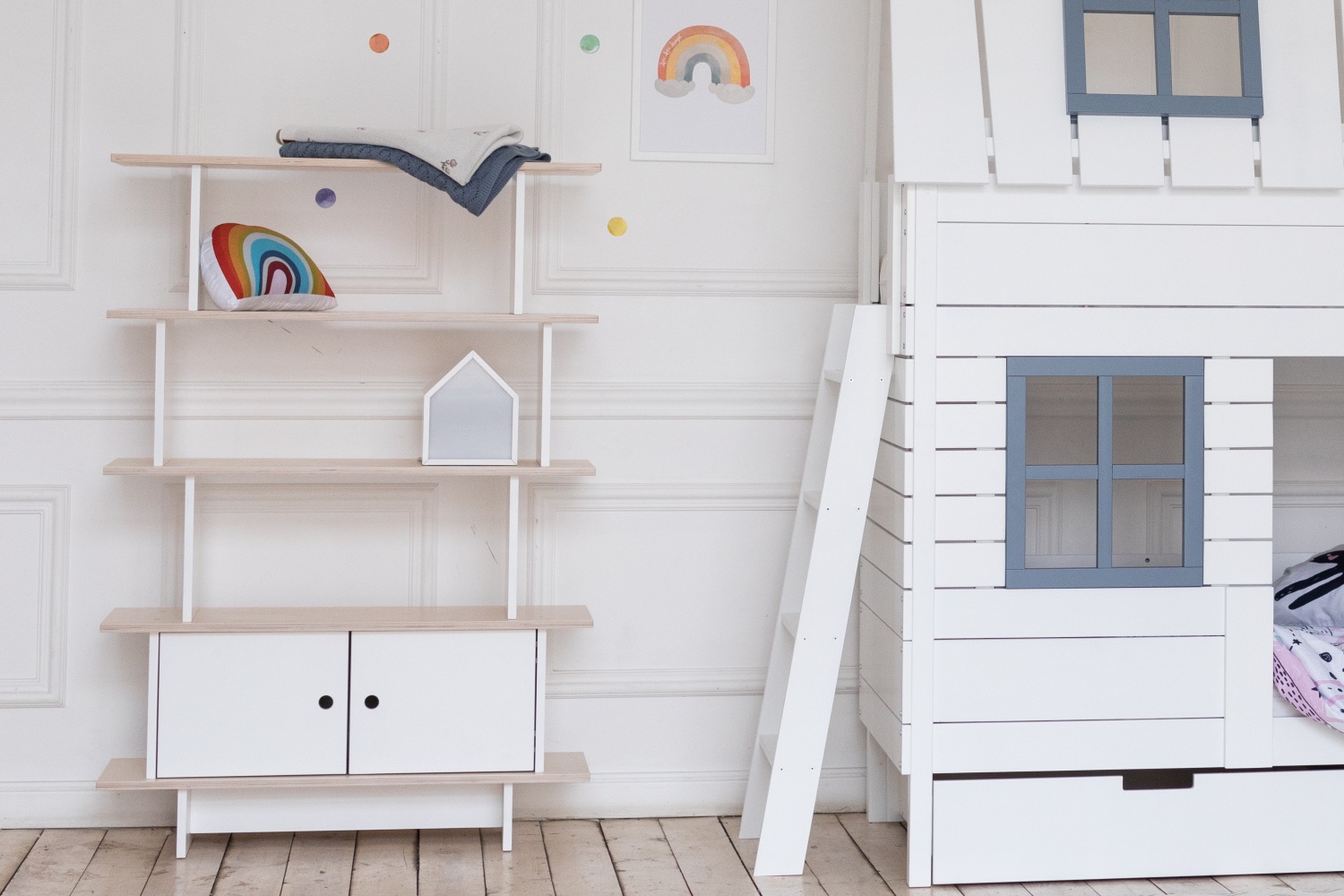 Стеллаж открытый белый Line M2 ELLIPSE ELLIPSE LINE 00-3951329 Белый Santreyd  - Вид №4