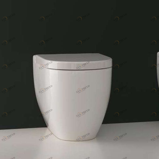 41986 Приставной унитаз напольный Белый  Evolution Италия Santreyd