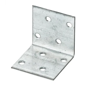 Угол крепежный монтажный сталь оцинкованная 40x40x2.5x40 мм