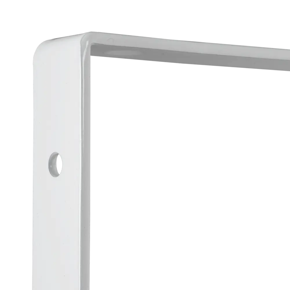 Кронштейн Larvij Angle 2 12.5x15 см сталь нагрузка до 1 кг цвет белый Англ STLM-2053880 - Вид №1