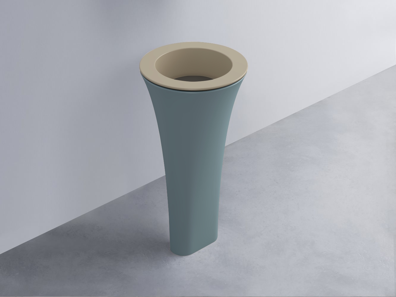 AMLA45-AV+AMPILT-FN+AMCOLT-PL Раковина Amedeo Tondo отдельностоящая cielo Enjoy + Amedeo Ceramica Cielo