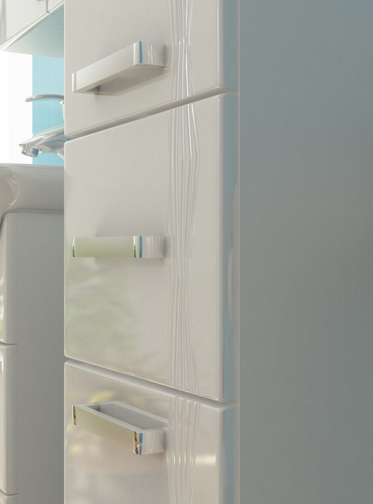 Пенал Atlantic с бельевой корзиной300⨉300⨉1920 мм белый Santreyd sun-id-665293 - Вид №2