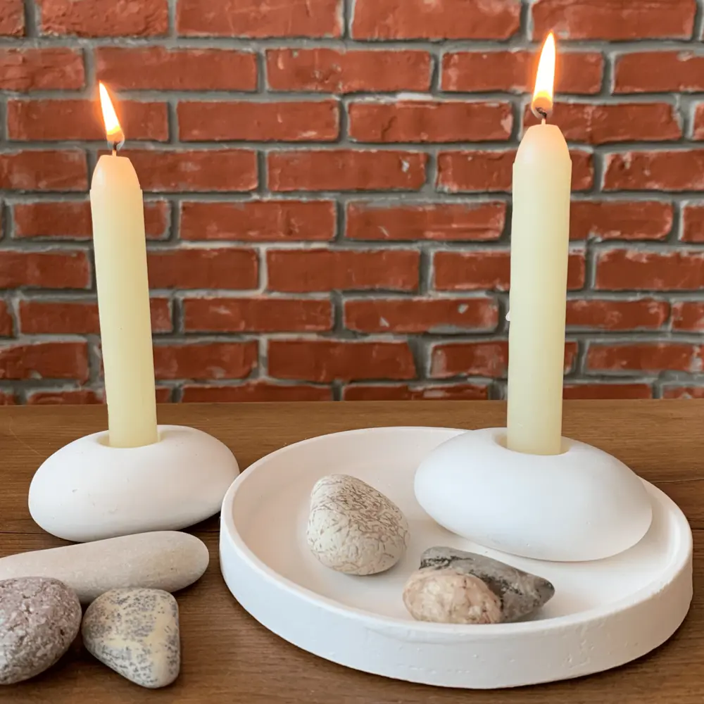 Поднос с подсвечником Podari №2 белый 5.3 см Santreyd STLM-2138896 - Вид №4