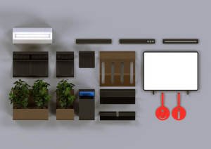 Восстановленная каменная скамья с USB-разъемом