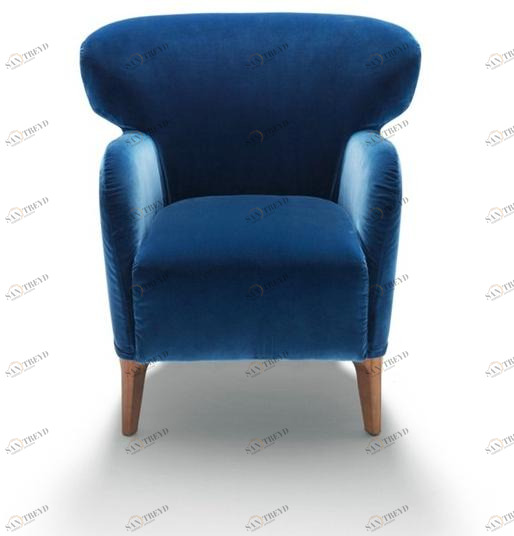 DE PADOVA Кресло с обивкой из ткани с подлокотниками sun-id-1430734