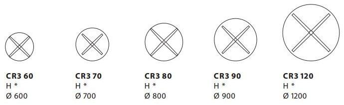 Karl Andersson Круглый журнальный столик с основанием 4 звезды Cross sun-id-1421964 - Вид №5
