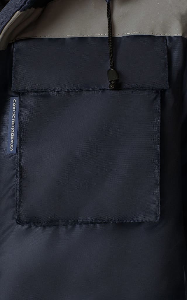 5033653 Костюм ЭКСПЕРТ-К НЬЮ утепленный ткань Оксфорд с СОП темно-синий  Зимняя спецодежда  размер 52-54/170-176  - Вид №5