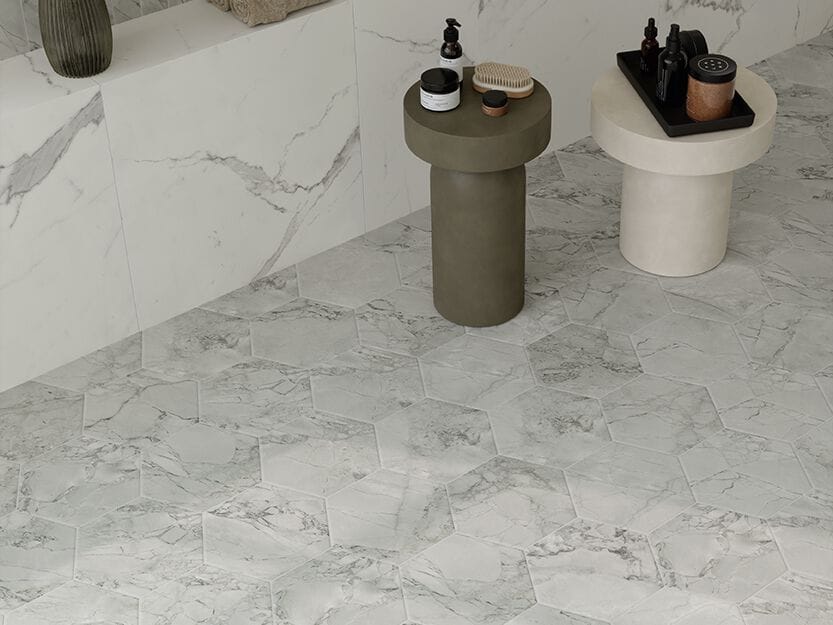 Пол / керамогранит с мраморным эффектом Marca Corona скульптурная ARCH-00052346