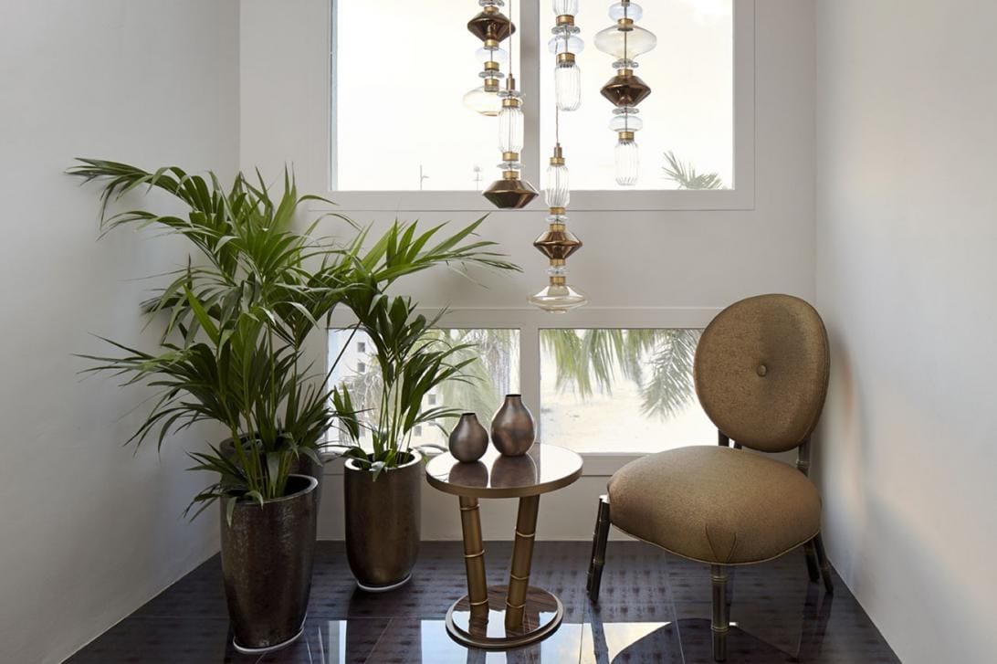 Высокий круглый журнальный столик Sicis Siam ARCH-00069035 - Вид №2