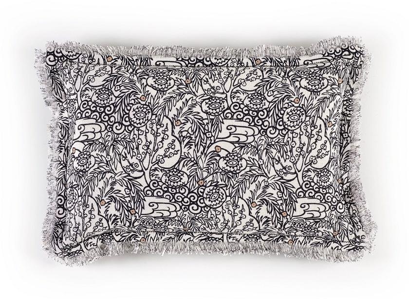 Élitis Подушка из льна с цветочными мотивами sun-id-1418296 - Вид №9