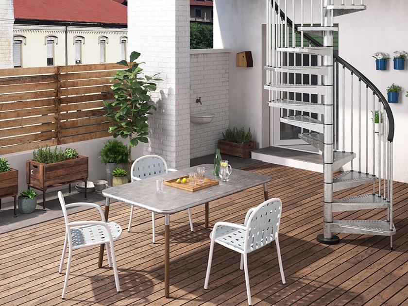 Fontanot Винтовая лестница из стали для улицы Klio sun-id-1377276 - Вид №1