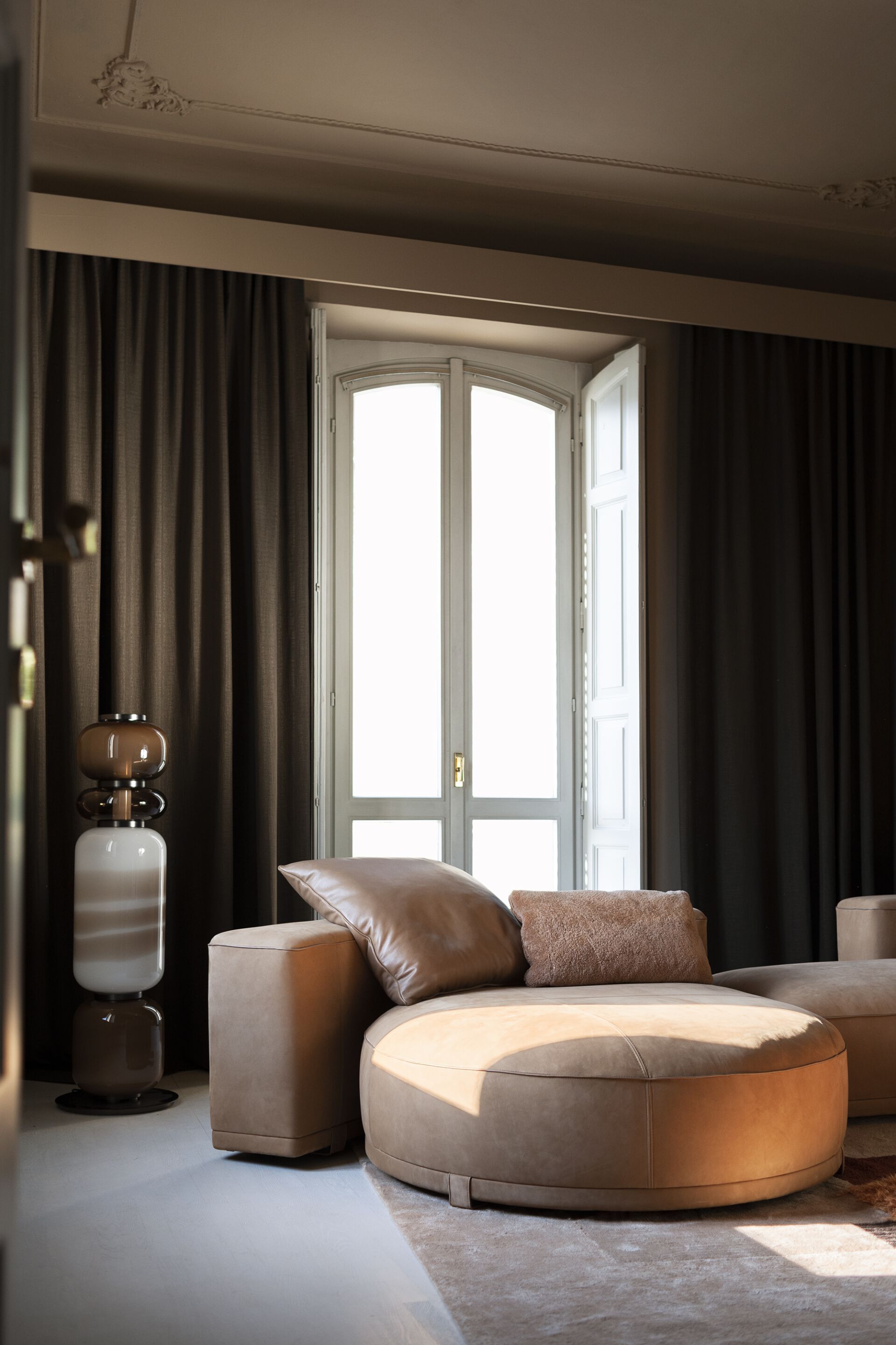 Кожаный модульный диван Baxter JULIETTE ARCH-00053298 - Вид №1