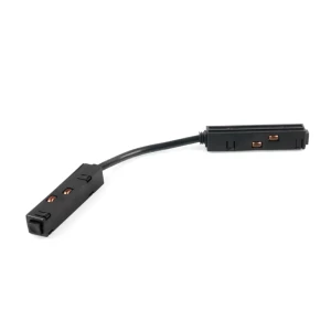 Коннектор Slim Magnetic гибкий для трекового шинопровода магнитного цвет черный 85070058 STLM-2184105