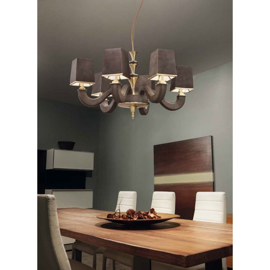 Masiero DARSHAN 6 G14+L01 люстра подвесная 117498 - Вид №1
