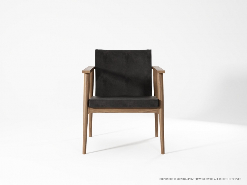 133_321 Мягкое кресло с кожей Karpenter Vintage