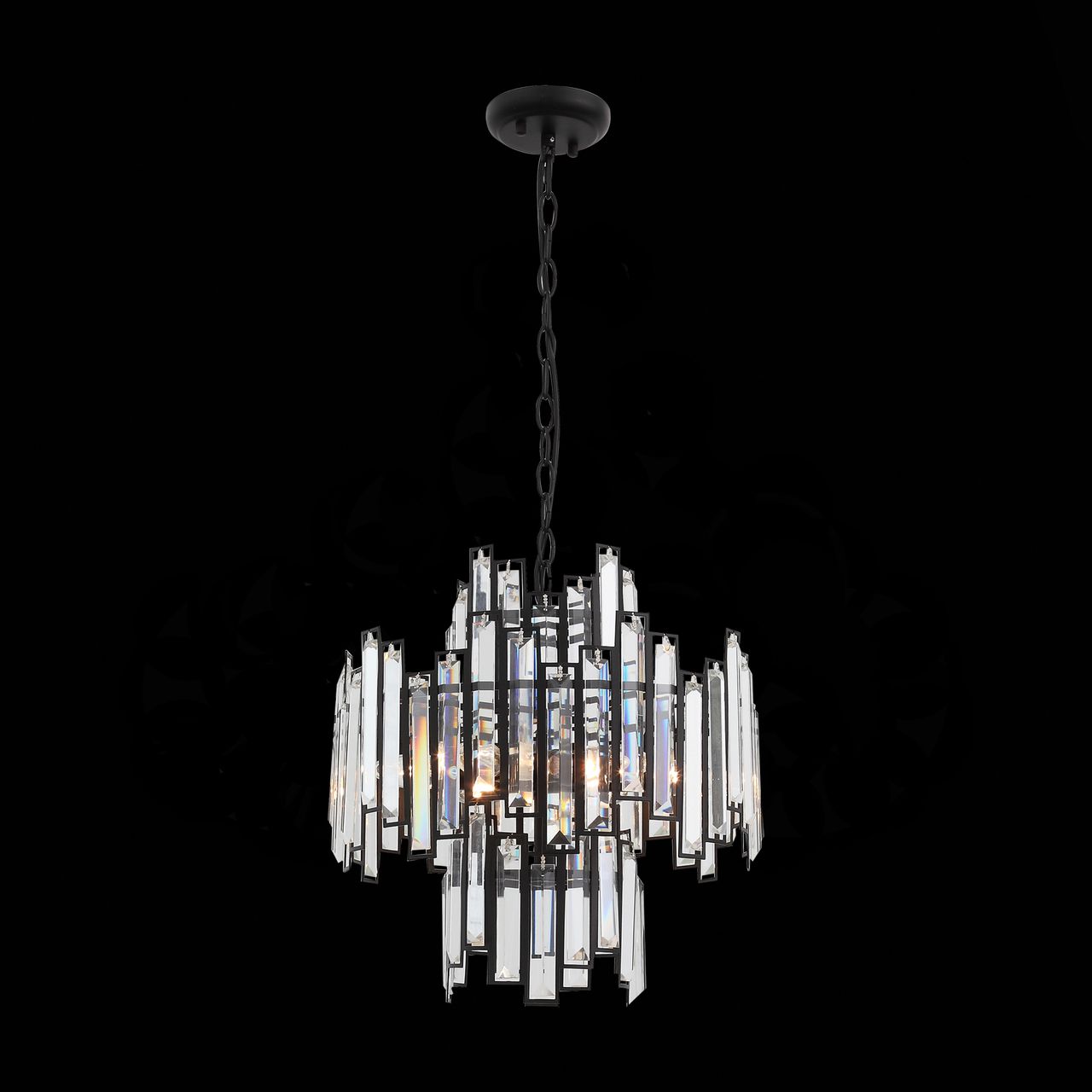 Подвесная люстра ST Luce Chiarezza SL665.443.06 ST LUCE ДИЗАЙНЕРСКИЕ, CHIAREZZA 109244 Черный  - Вид №2