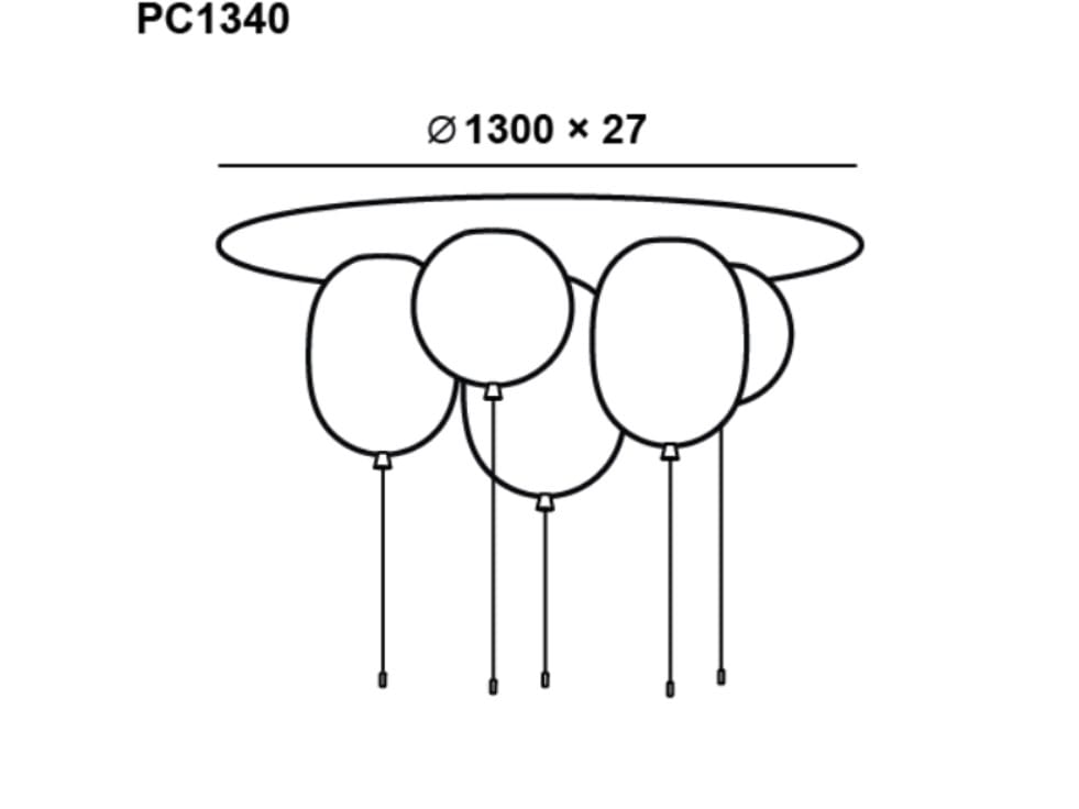 Потолочный светильник из опалового стекла BROKIS ARCH-00083623 - Вид №39