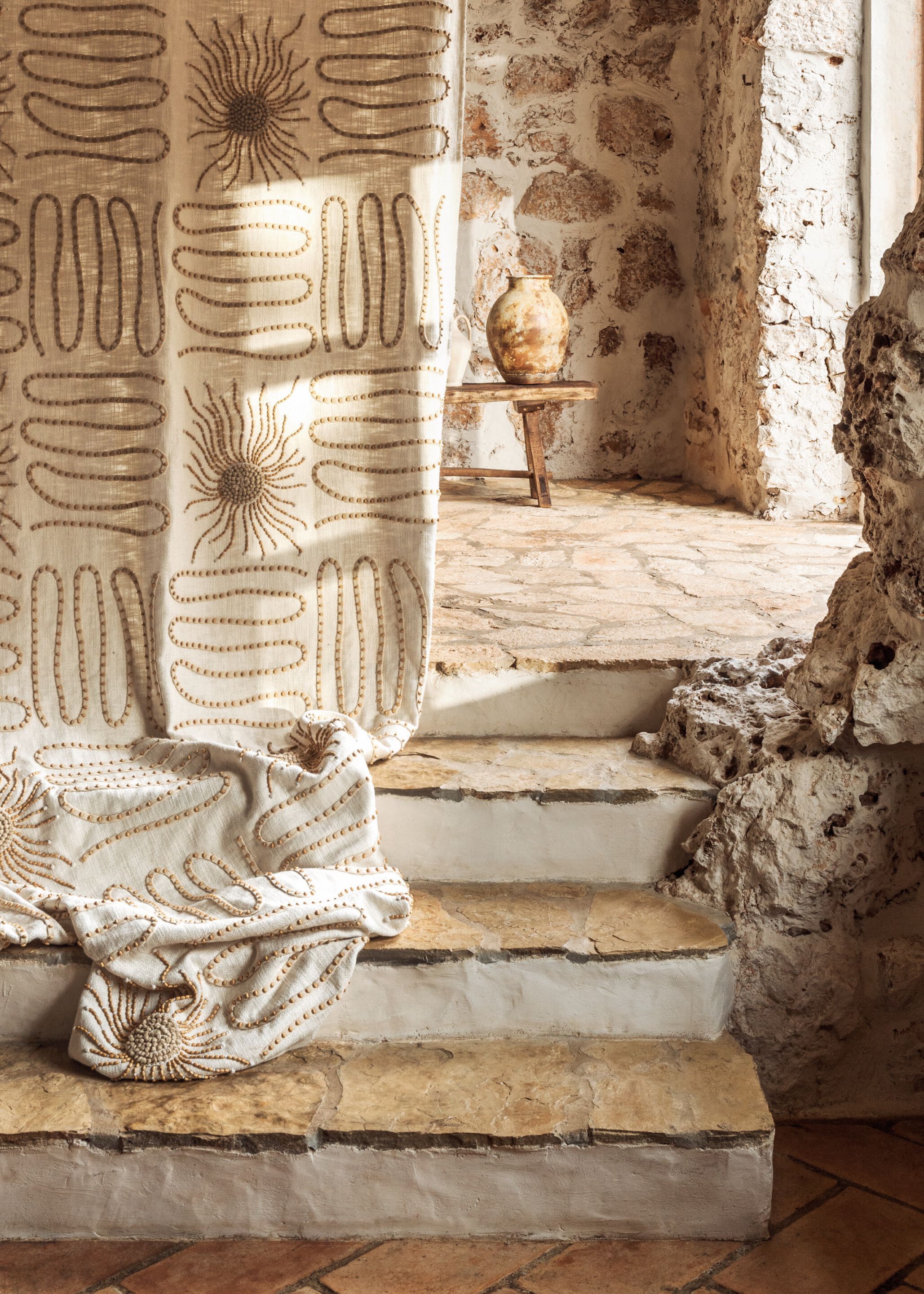 Хлопчатобумажная и льняная ткань для штор Élitis Baléares ARCH-00025812 - Вид №1