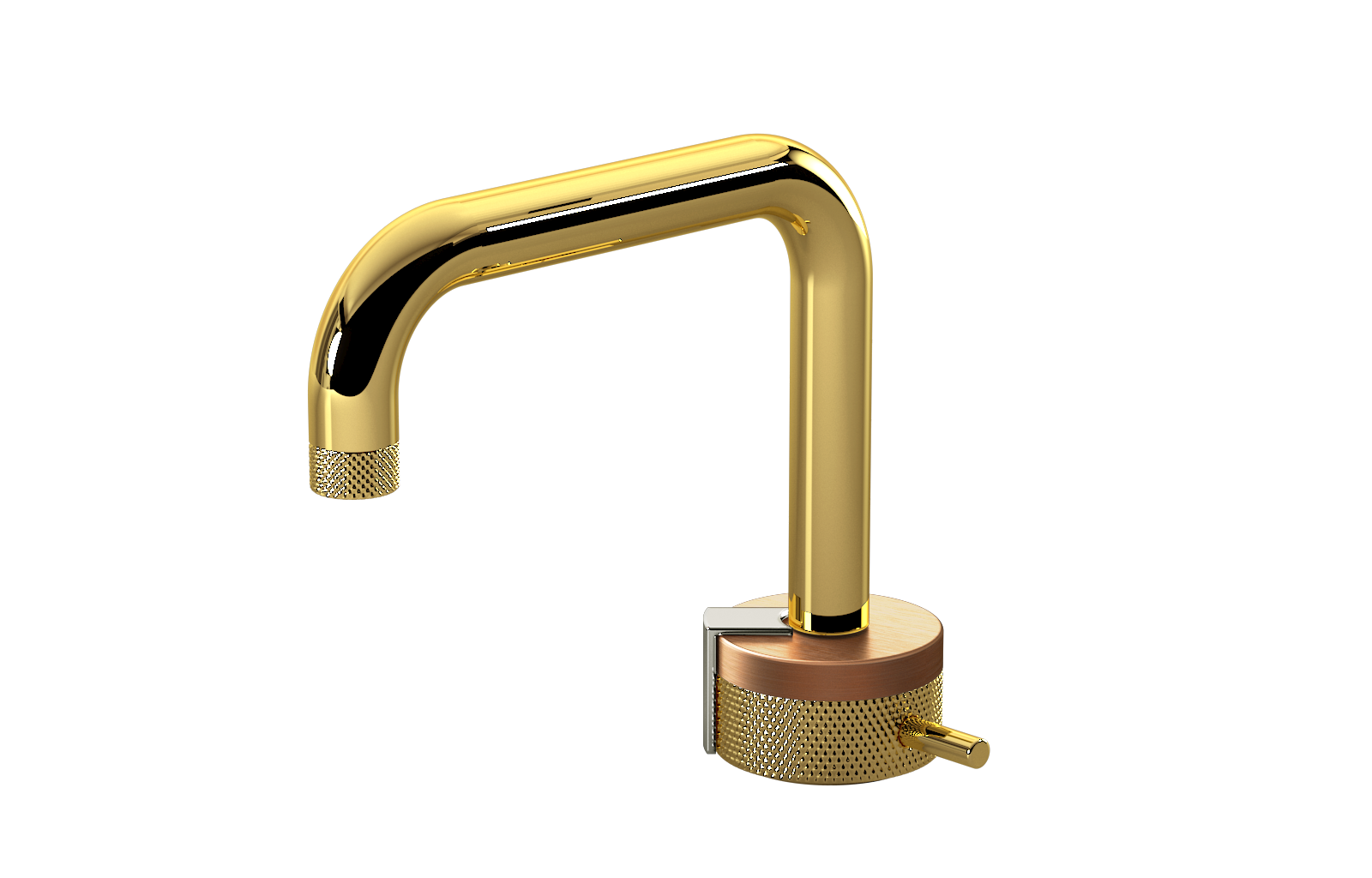 E-11500-R1BRG-L2PC-AU Однорычажный прогрессивный смеситель для раковины - излив 15,3см GRAFF MOD+