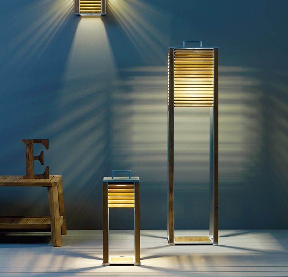 Напольная лампа из тикового дерева Ethimo имбирь ARCH-00037039 - Вид №5