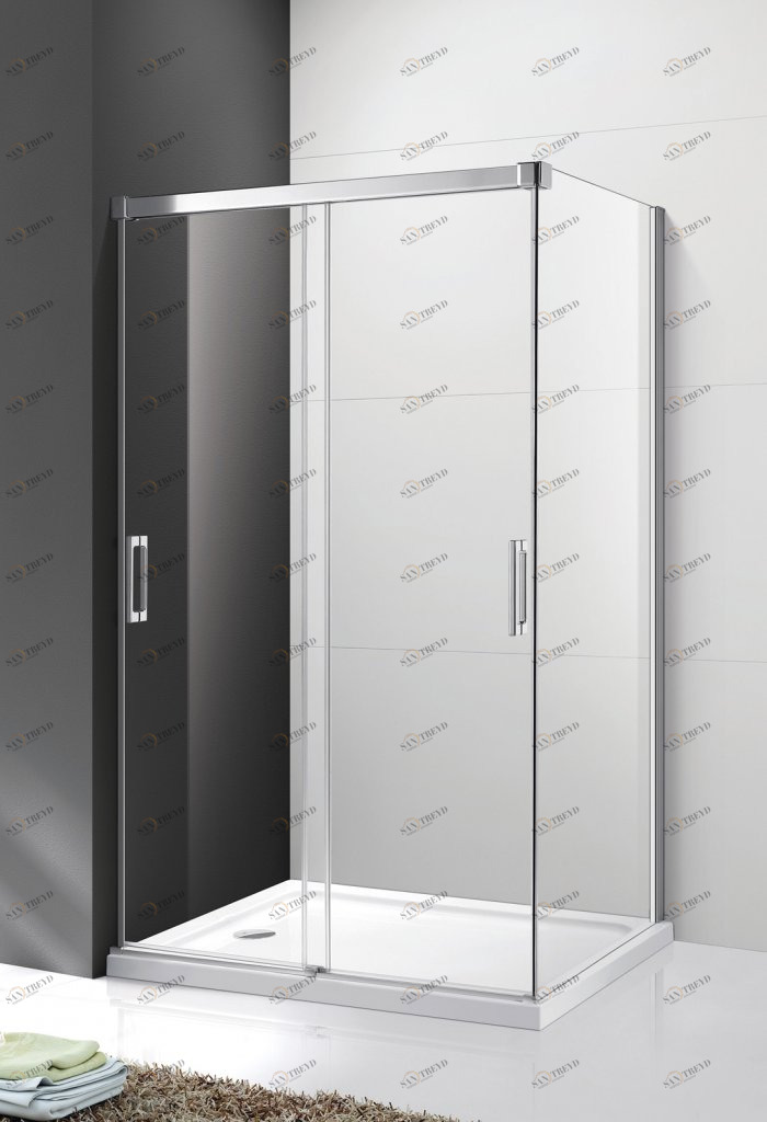 Душевой уголок CEZARES TANDEM-SOFT-AH-2-120/80-P-Cr-L 