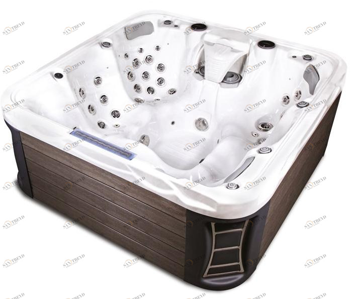 Gruppo Geromin Квадратный мини-бассейн с гидромассажем Peakline sun-id-1474279