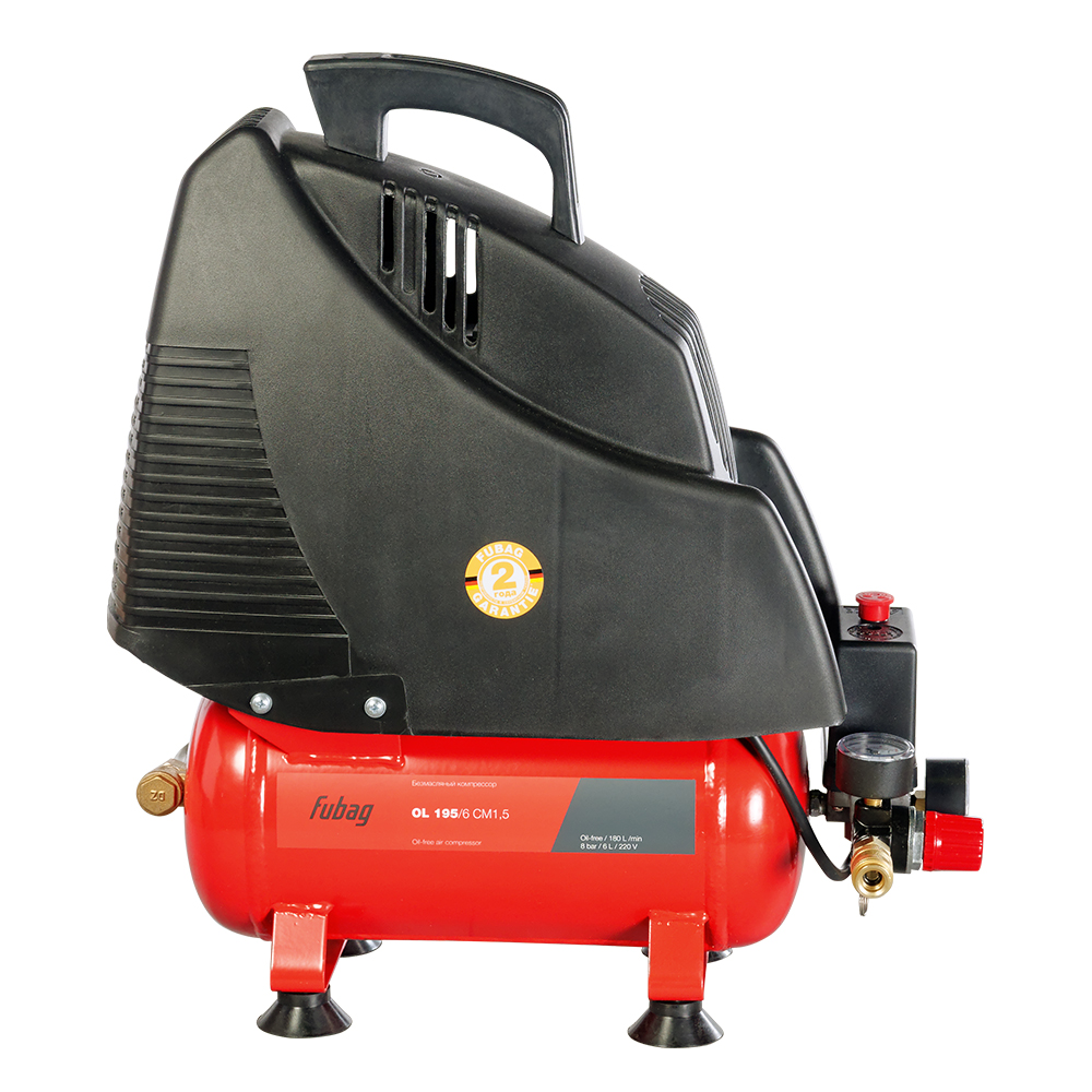 Компрессор поршневой безмасляный Fubag OL 195/6 CM1.5 9174392 STDN-0000491 - Вид №2