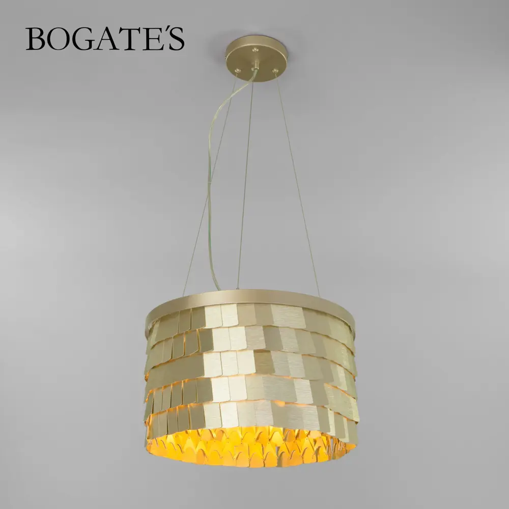 90119495 Подвесной светильник с абажуром BOGATE'S 317/6 шампань STLM-0112073
